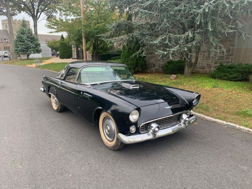 # 23528 1956 Ford TBird Black  For Sale