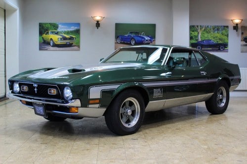 1971 Ford Mustang Mach 1 Cobra Jet 351 V8 Auto-Huge History VERKAUFT