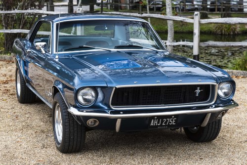 1967 Mustang 289 Automatic Coupe Arcadian Blue For Sale