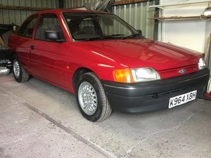 1992 Ford Escort MK5(a), 3 Door - 1 Owner & Full History For Sale