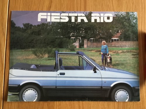 1977 Ford Fiesta Rio brochure VENDUTO