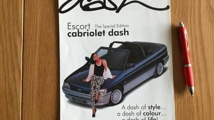 Ford Escort Dash Cabriolet