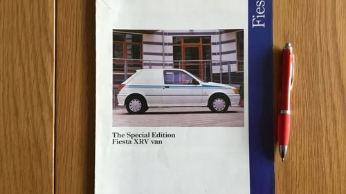 Picture of 1991 Ford Fiesta XRV van brochure - For Sale