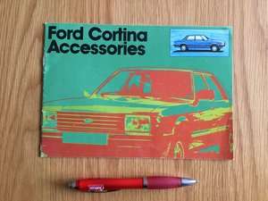 1981 Ford Cortina Accessories brochure For Sale (picture 1 of 1)