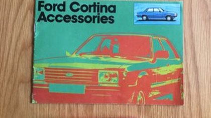 Ford Cortina Accessories brochure