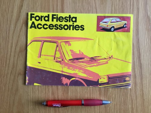 1978 Ford Fiesta accessories brochure VENDUTO