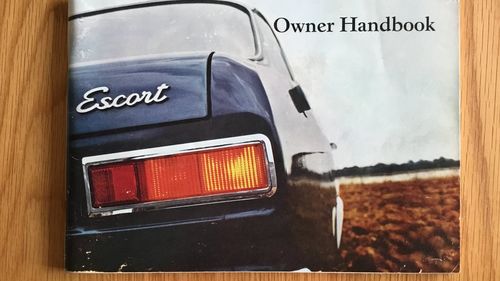 Picture of 1970 Ford Escort Mk 1 handbook - For Sale