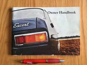 1970 Ford Escort Mk 1 handbook For Sale (picture 1 of 2)