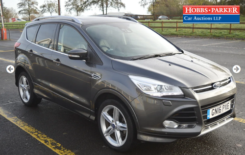 2016 Ford Kuga Titanium X 4X4 25,365 Miles for auction 25th For Sale by Auction