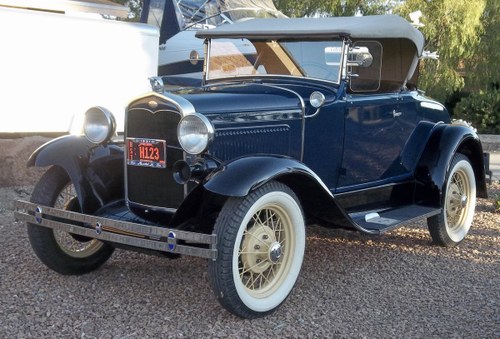 Ford Model A Deluxe Roadster 1931 , Expected In vendita