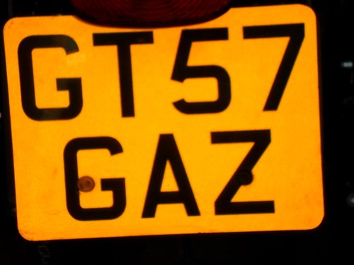 Cherished number plate For Sale