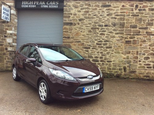 2009 59 FORD FIESTA 1.25 STYLE + 5DR. 47357 MILES. A/C. For Sale