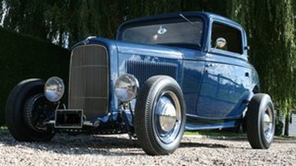 1932 Ford Model B 3 Window Coupe V8 Hot Rod.NOW SOLD