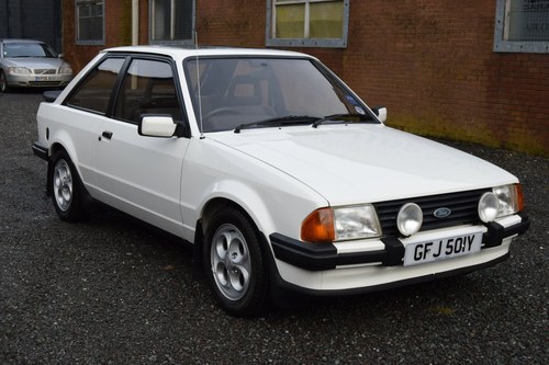 1983 Ford Escort XR3i MK3, Lovely Example Throughout SOLD