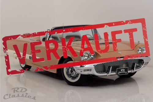 1958 Ford Thunderbird Convertible VERKOCHT