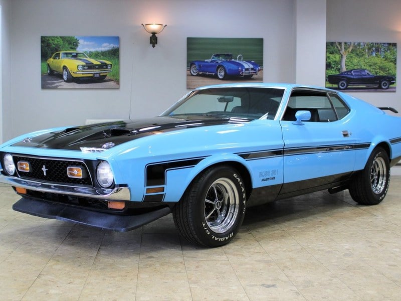 1971 Ford Mustang Fastback 351 V8 Boss Recreation - Manual