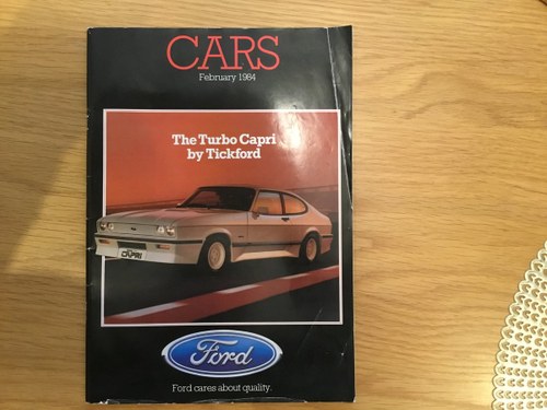1984 Ford model range brochure SOLD