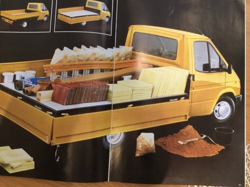 1986 Ford Transit range brochure SOLD