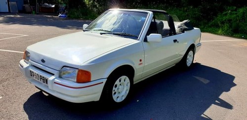 1987 MK4 Escort Cabriolet, fresh paint, new hood, lovely car SOLD