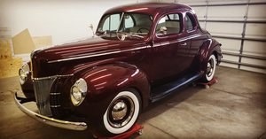 1940 Ford Deluxe Coupe Street Rod Built Flathead V8 For Sale