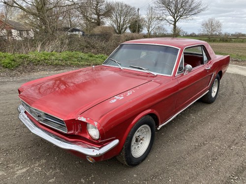 1966 Ford Mustang V8 Auto Pearl Red PROJECT VENDUTO