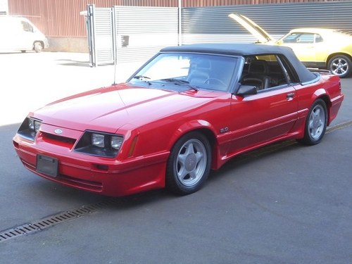 1986 FORD MUSTANG 5.0 V8 GT CONVERTIBLE In vendita