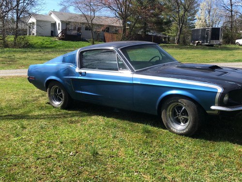 Deposit received 1968 Ford Mustang Fastback, J code V8 For Sale