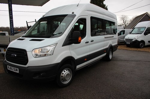 2015 65 FORD TRANSIT 2.2 460 HR BUS 18 SEATS SOLD