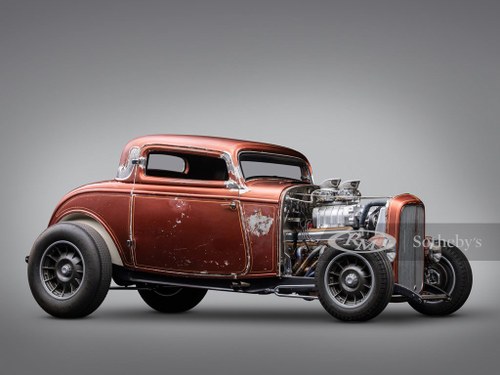 1932 Ford "Fender-Less" Three-Window Coupe Zu verkaufen durch Auktion