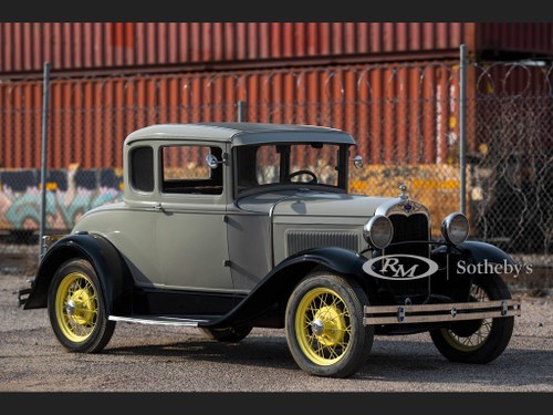 1930 Ford Model A Five-Window Coupe  For Sale by Auction