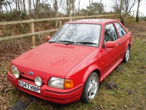 1987 Escort RS Turbo Barn Find 2 Owners 70000 Miles SOLD