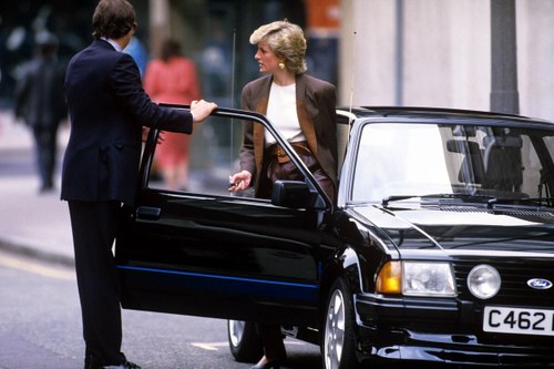 The Diana, Princess of Wales 1985 Ford Escort RS Turbo S1 In vendita all'asta