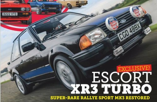 1981 Ford Escort XR3 Rallye Sport Turbo For Sale by Auction