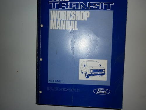 1978 Ford Transit workshop manual In vendita