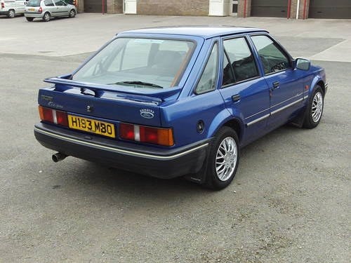 1991 Ford Escort 1.3L MK4 Eclipse Ltd Ed SOLD