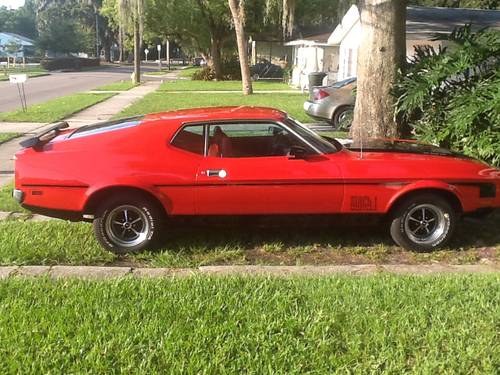 1972 Ford Mustang Mach 1 Cobra Jet For Sale