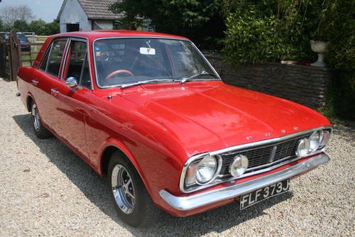 1971 Ford Cortina Mark 2 1600E tax exempt 12 mths MOT VERKAUFT