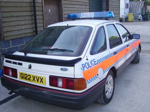 1989 Ford Sierra Police Car SOLD