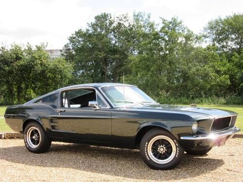 1967 Mustang 289 V8 Fastback Auto Bullitt Replica For Sale