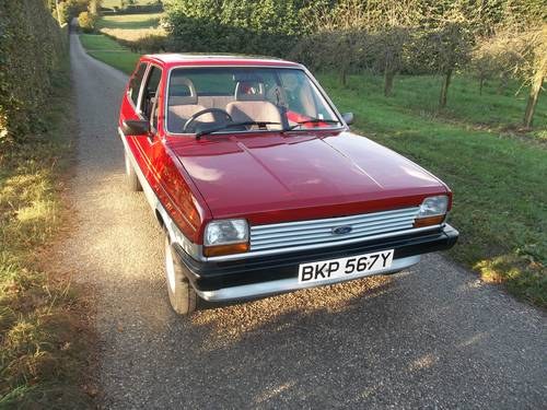 1982 Ford Fiesta 1.3 Bravo Two, ONLY 35000 MILES SOLD