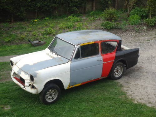 1965 Anglia 105E rolling shell project SOLD