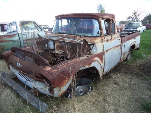1957 Ford SWB Fleetside Pickup-parting out For Sale