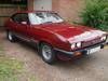 1985 Lacquer Red Ford Capri Laser 2.0. SOLD