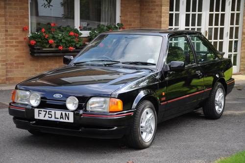 1988 Ford Escort XR3i One Lady Owner from new SOLD