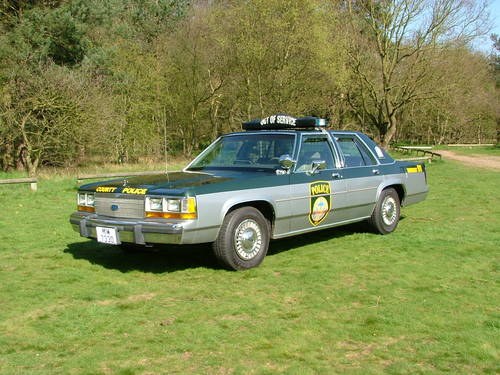 1990 Genuine American Police car SOLD