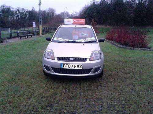 2007 Ford Fiesta 1.4 Tdci 5 Door Silver In Very good Condition! For Sale