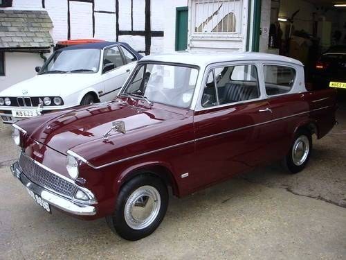 1964 Ford anglia 105e deluxe unrestored //never welded SOLD
