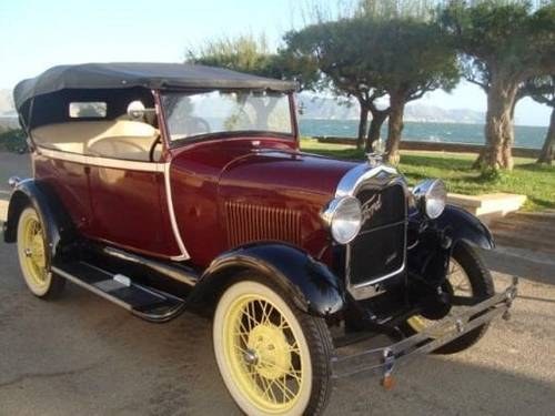 1928 RHD - Ford A Phaeton  For Sale