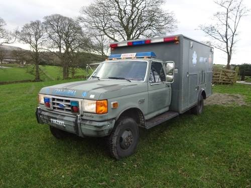 1989 FORD MILITARY AMBULANCE 6X6 7.2 DIESEL 350 AUTO (GRN) For Sale