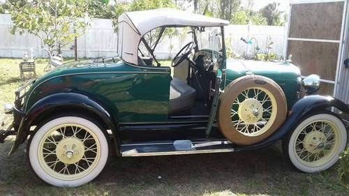 1929 Ford Model A Deluxe Roadster For Sale